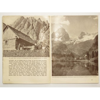 Photo plaquette Oberdonau Die Heimat des Führers 1941. Espenlaub militaria